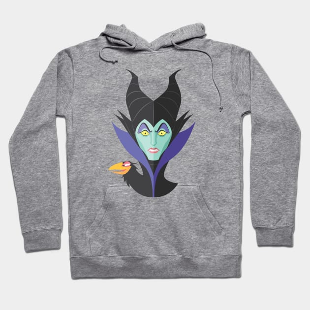 Maleficent Hoodie by AJIllustrates